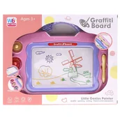 Tablice dla dzieci - Znikopis tablica magnetyczna do pisania 3+ MEGA CREATIVE - miniaturka - grafika 1