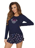 Piżamy damskie - Piżama Mouse II 1/2 Dark Blue Granatowy (Rozmiar 42) - miniaturka - grafika 1