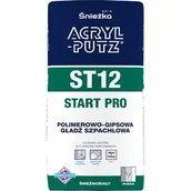 Grunty do ścian - Polimerowo - Gipsowa Gładź Szpachlowa ST12 Start Pro 5 kg Acryl Putz - miniaturka - grafika 1