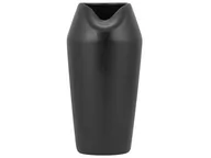 Dekoracje domu - Beliani Wazon na kwiaty czarny APAMEA - miniaturka - grafika 1