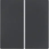 Wyłączniki światła i elektryczne - Berker PRZYCISK 2-KROTNY DO ŚCIEMNIACZA PRZYCISKOWEGO ANTRACYT Q1 Q3 Q7 85142126 - miniaturka - grafika 1