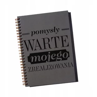 Pomysły warte mojego zrealizowania, notatnik motywacyjny, Sowia Aleja - Notesy i bloczki - miniaturka - grafika 1