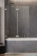 Akcesoria do armatury i ceramiki - Radaway Essenza Pro Brushed Nickel Pnd II parawan nawannowy 100cm lewy szczotkowany nikiel 10102100-91-01L - miniaturka - grafika 1