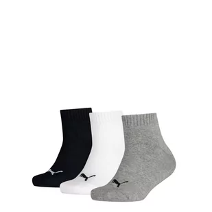 Skarpety unisex Puma Core KIDS QUARTER 3P wielokolorowe 90737508 - 27-30 - Skarpetki damskie - miniaturka - grafika 1