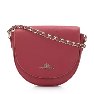 Damska torebka saddle bag skórzana na łańcuszku - Torebki damskie - miniaturka - grafika 1