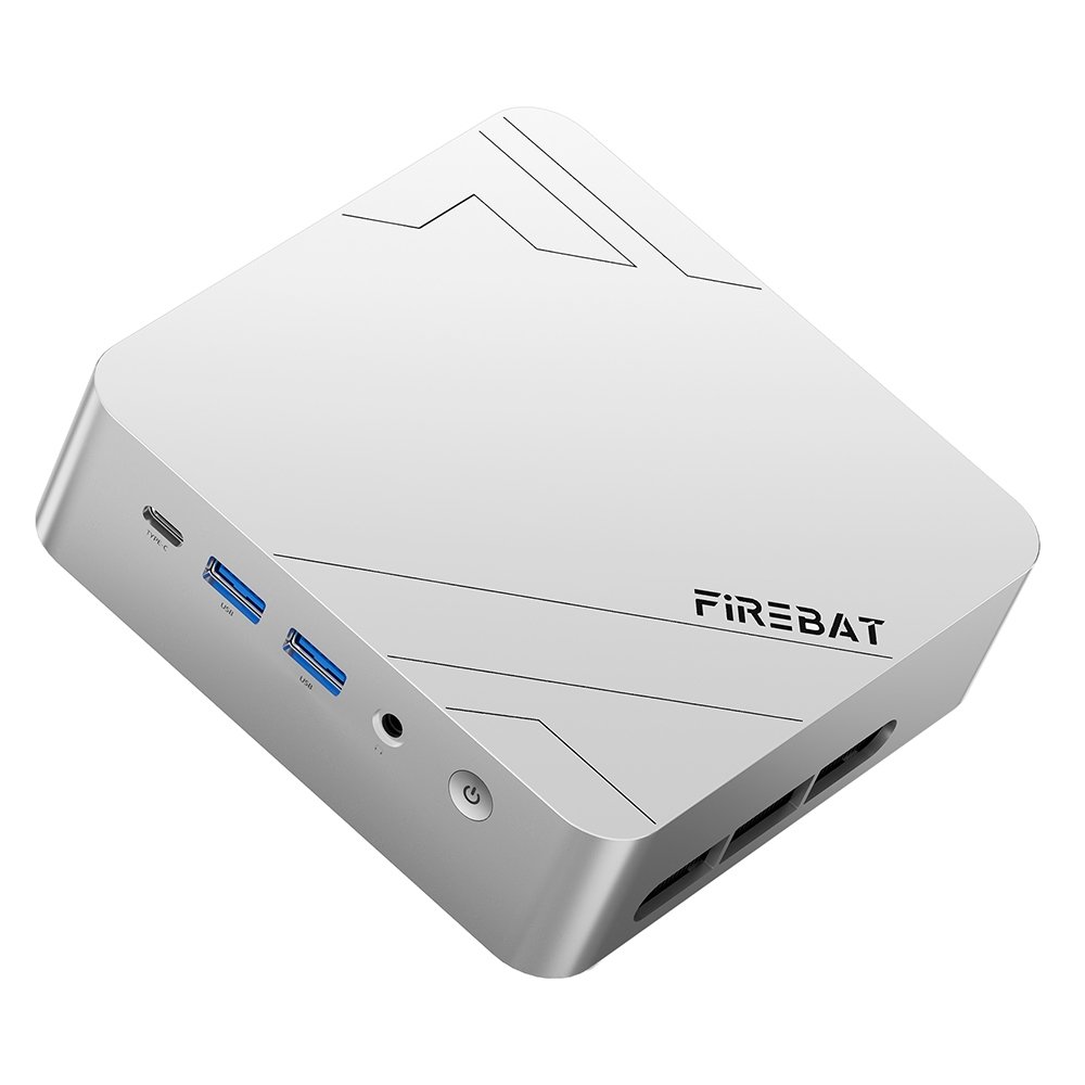 FIREBAT F1 Mini PC AMD Ryzen 5 7640HS 6 Cores 12 Threads Up to 5,0GHz AMD Radeon 760M Graphics 24GB LPDDR5 RAM 512GB SSD 1299934EUDF