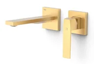Baterie umywalkowe - Bateria umywalkowa TRES Slim Exclusive 24-K Matowe Złoto 20230001OM - miniaturka - grafika 1
