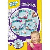 Zabawki kreatywne - Zestaw do robienia bransoletek Urocze Kotki Totum - miniaturka - grafika 1