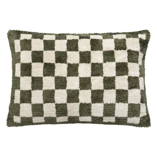Poduszka tuftowana w kratkę 38 x 58 cm - Poduszki dekoracyjne - miniaturka - grafika 1