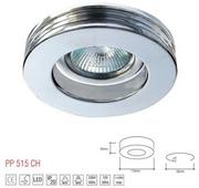 Oprawy, klosze i abażury - LM 515 CH OPRAWA HALOGENOWA PAR16 MR16 SZKŁO 3 CM - miniaturka - grafika 1