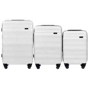 Zestaw walizek Wings Vulture White, 3 szt., białe - Walizki - miniaturka - grafika 1