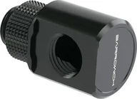 Chłodzenie wodne - Barrow Barrow Adapter 90 Grad G1/4 Zoll AG auf G1/4 Zoll IG - drehbar, schwarz - miniaturka - grafika 1