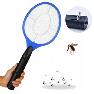 Łapka Elektryczna Na Owady Muchy Komary Ładowana - Lampy owadobójcze - miniaturka - grafika 1