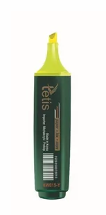 TETIS Zakreślacz pł.żółty końc.ścięta A&quot;12 KW015-Y - Pozostałe akcesoria dla plastyków - miniaturka - grafika 1