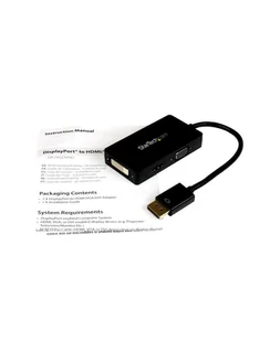 Startech DP2VGDVHD - Kable komputerowe i do monitorów - miniaturka - grafika 1