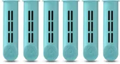 Wkłady filtrujące - Dafi Zestaw 6 filtrów do butelki filtrującej Dafi SOFT i SOLID turkusowy - miniaturka - grafika 1
