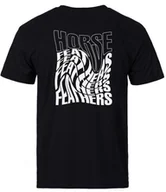Koszulki męskie - t-shirt HORSEFEATHERS DISTORT T-SHIRT black - miniaturka - grafika 1