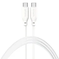 Kable USB - Kabel USB Typ C - USB Typ C 4SMARTS High Flex 60W 1.5 m Biały - miniaturka - grafika 1