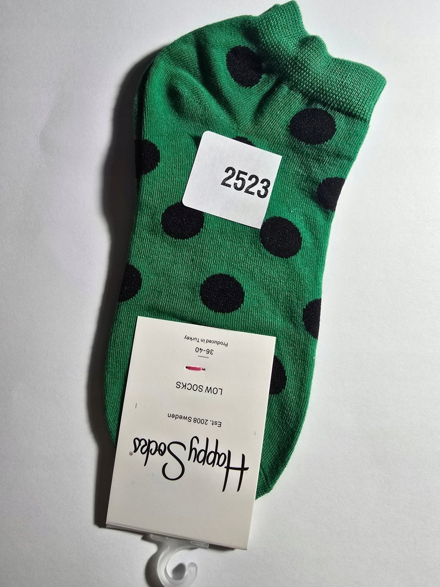 Kolorowe skarpety Happy Socks stopki unisex rozmiar 36-40 (2523)