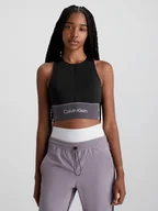 Koszulki i topy damskie - Top sportowy Calvin Klein 00GWF3K142 XS Czarny (8720108322638) - miniaturka - grafika 1
