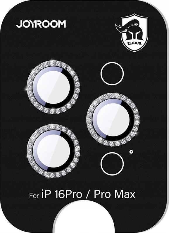 Szkło ochronne Joyroom JR-MSJ0307 na obiektywy iPhone 16 Pro/16 Pro Max - czarne