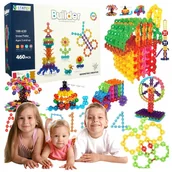Układanki dla dzieci - KLOCKI KONSTRUKCYJNE WAFLE KRĄŻKI UKŁADANKA PRZESTRZENNE Na PREZENT dla Dzieci Z2024 - miniaturka - grafika 1