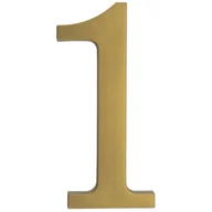 Akcesoria do drzwi - Cyfra plastikowa "1" złota 180 mm - miniaturka - grafika 1