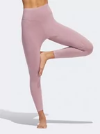 Spodnie sportowe damskie - adidas Legginsy sportowe w kolorze fioletowym - miniaturka - grafika 1