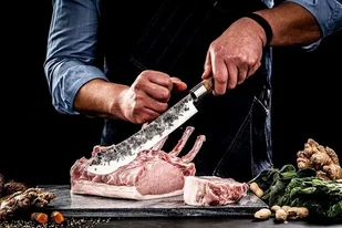 Forged VG10 Nóż rzeźniczy 20 cm - Noże kuchenne - miniaturka - grafika 3