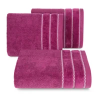Ręczniki - Ręcznik Dona 30x50 cm amarantowy szybkoschnący i elegancki - miniaturka - grafika 1
