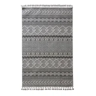 Dywany - Dywan z frędzlami Alicante 003 pętelkowy beżowy 120 x 160 cm - miniaturka - grafika 1