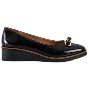 Lakierowane Baleriny VINCEZA czarne - Vinceza - Baleriny - miniaturka - grafika 1