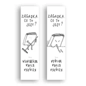 Zakładki do książek - Zakładka kartonowa - Zagadka - gadżet - miniaturka - grafika 1
