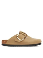 Klapki i japonki damskie - Birkenstock Klapki Boston Big Buckle Hex 1030425 Brązowy - miniaturka - grafika 1