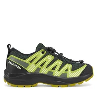 Buty trekkingowe dziecięce - Trekkingi Salomon Xa Pro V8 L47729900 Zielony - miniaturka - grafika 1
