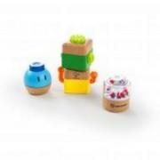 Zabawki kreatywne - Hape Four Crazy Building Blocks E11886 - miniaturka - grafika 1