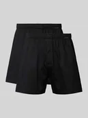 Majtki męskie - Bokserki z elastycznym pasem w zestawie 2 szt. - miniaturka - grafika 1