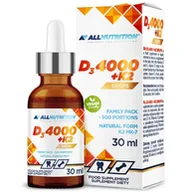 Witaminy i minerały - Allnutrition D3 4000 + K2 drops witamina D3 4000 i K2 w kroplach 30 ml - miniaturka - grafika 1