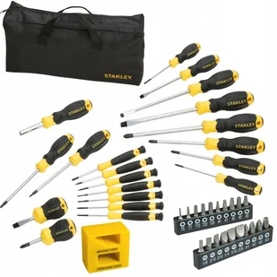 Stanley 62-113 Wkrętaki Bity Zestaw 42Szt. + Torba - Śrubokręty - miniaturka - grafika 1