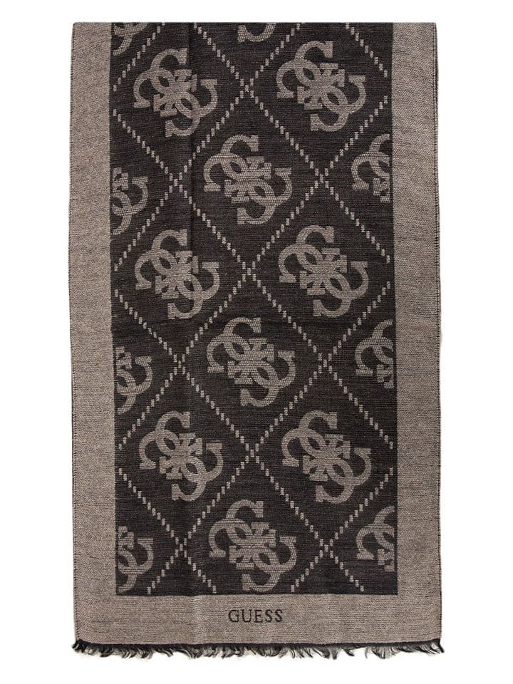 Guess Szal w kolorze brązowym - 180 x 53 cm