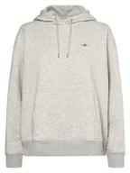 Bluzy damskie - Gant - Damska bluza z kapturem, szary - miniaturka - grafika 1