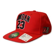 Czapki męskie - Dziecięca Czapka z daszkiem Air Jordan Jersey Flatbrim - 9A0781-R78 - miniaturka - grafika 1