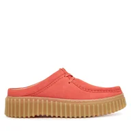 Klapki i japonki damskie - Klapki Clarks Torhill Mule 26181194 Koralowy - miniaturka - grafika 1