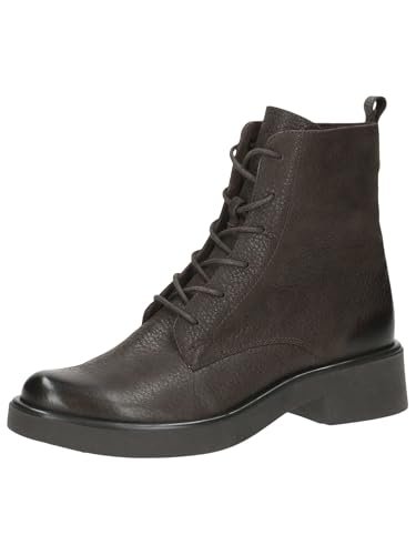 Caprice Damskie sztyblety Lace Boot Heel 9-25107-43, DK Brown Nubuc, 36 EU, Dk Brown Nubuc, 36 EU
