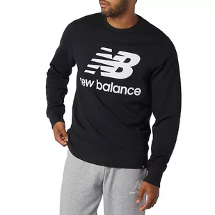 Bluza New Balance MT03560BK - czarna - Bluzy sportowe męskie - miniaturka - grafika 1