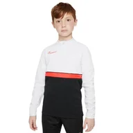 Bluzy damskie - Bluza Nike DF Academy 21 Drill Top Jr CW6112 (kolor Biały, rozmiar XL) - miniaturka - grafika 1