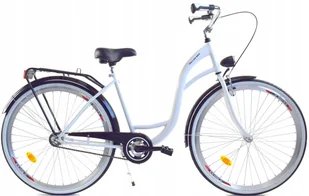 Rower Dallas City 26" 1spd - biały z czarnym - Rowery - miniaturka - grafika 1