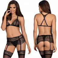 Komplety bielizny - Obsessive Chiccanta komplet bielizny S/M - miniaturka - grafika 1