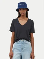 Koszulki i topy damskie - Marc O'Polo T-Shirt B01 2072 51331 Granatowy Regular Fit - miniaturka - grafika 1