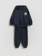 Bluzy dla chłopców - Reserved - Bawełniany komplet - granatowy - miniaturka - grafika 1